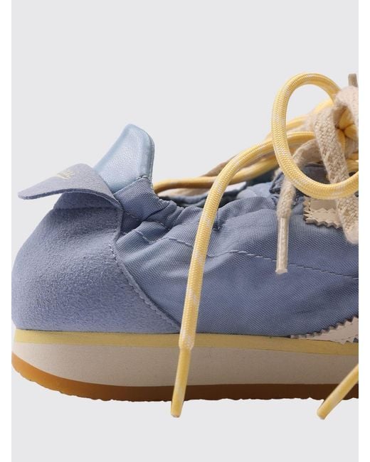 PURAAI Blue Panther Vegan Leather And Nylon Sneakers for men