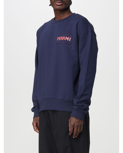 Sudadera Hombre Marni de hombre de color Blue