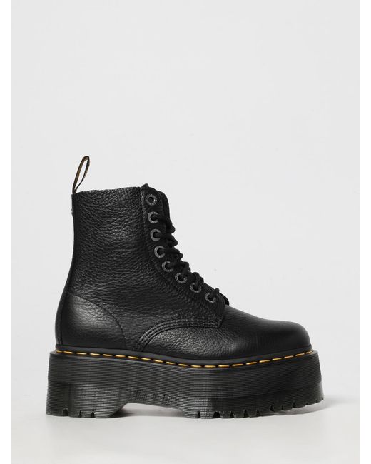 Dr. Martens Black Flat Shoes