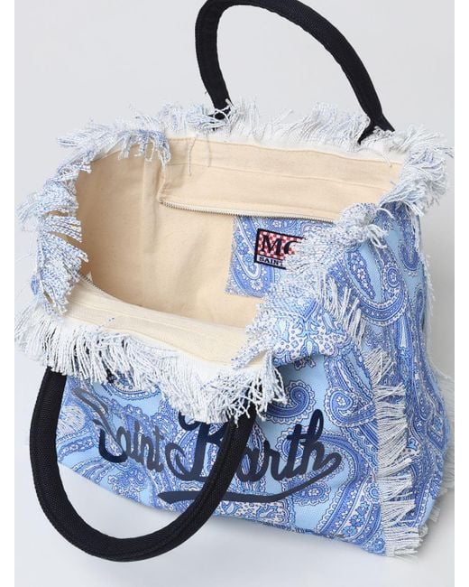 Mc2 Saint Barth Blue Shoulder Bag