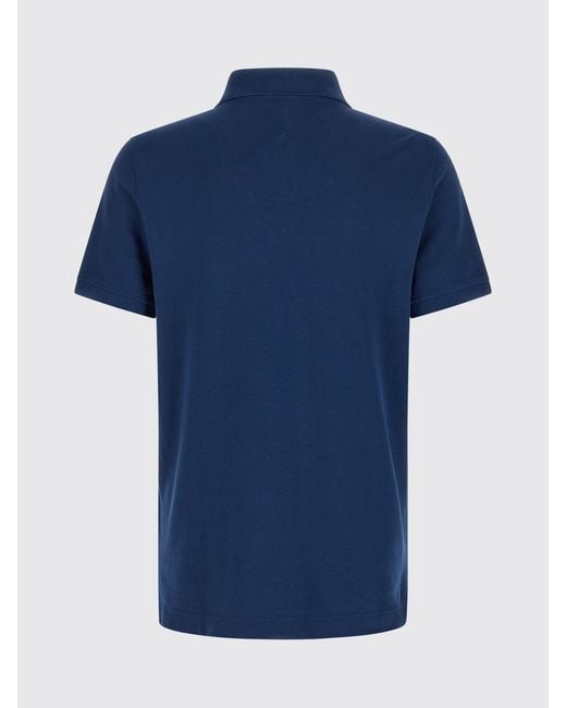 Canada Goose Blue Logo Cotton Polo Shirt for men