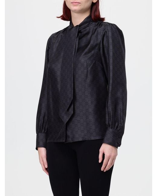 Camisa Mujer Gucci de color Blue