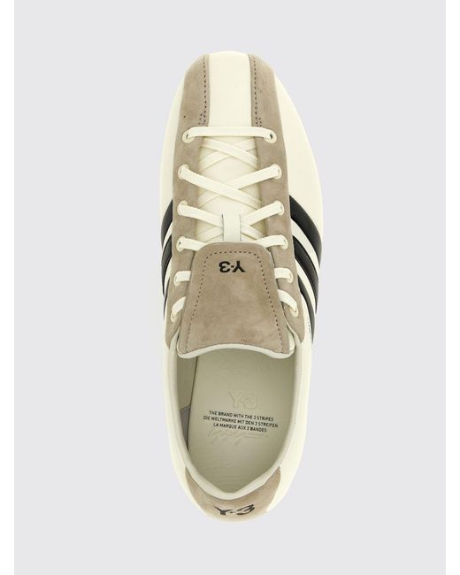 Y-3 Natural Field Leather Sneakers for men