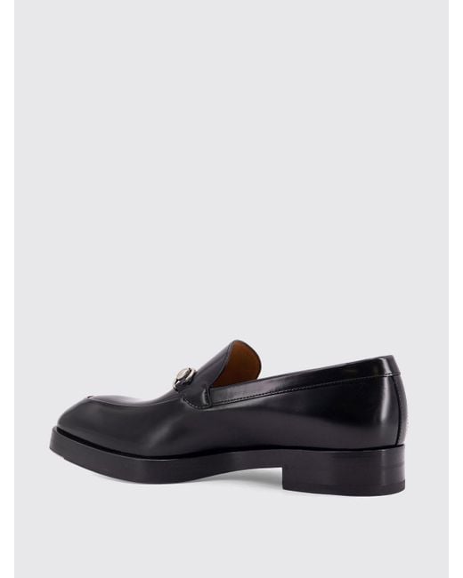 Gucci Schwarze Mokassins Mit Schnalle in Black für Herren