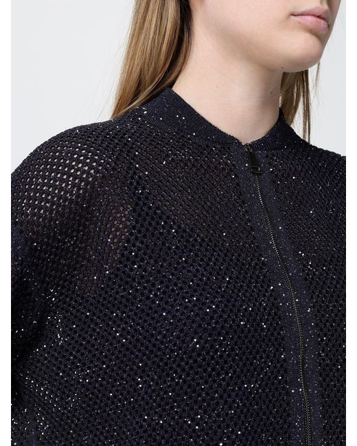 Fabiana Filippi Blue Cotton Blend Cardigan