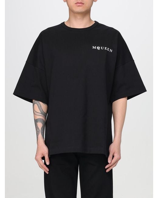 McQueen Black T-Shirt for men