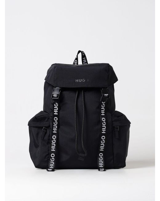 HUGO Black Backpack for men