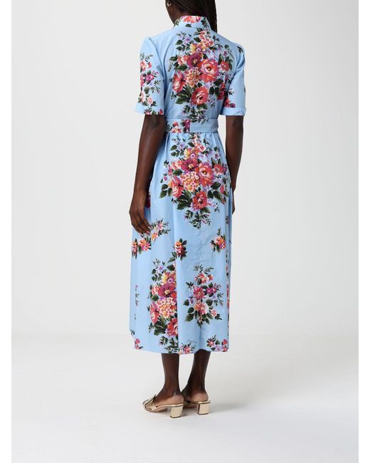 Dolce & Gabbana White Dolce &Amp Gabbana Floral Chemisier Dress