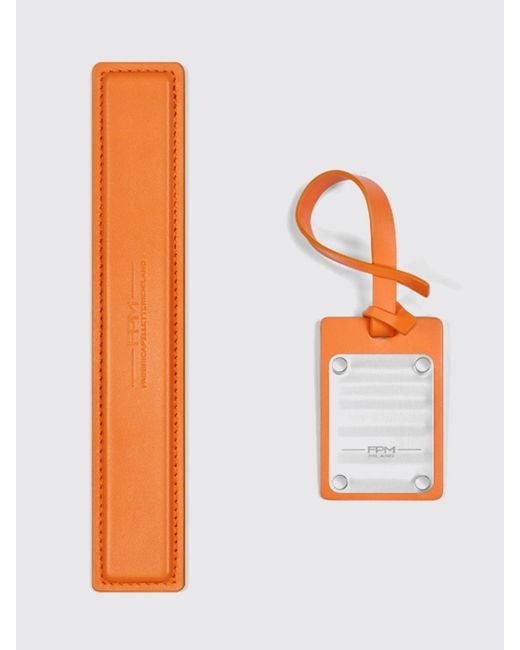 Fpm Milano Orange Leather Handles for men