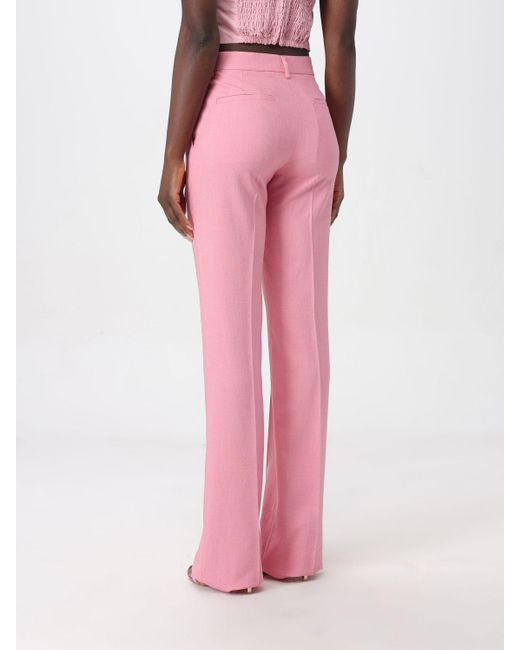 Pantalone in misto viscosa di MSGM in Pink
