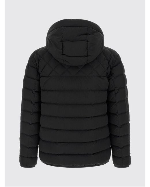 Mackage Blue Short Quilted Recycled Nylon Down Jacket With Hood for men