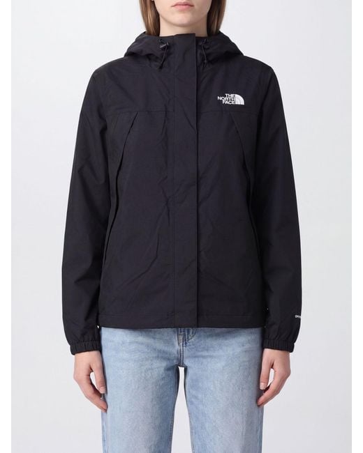 The North Face Blue Antora Hooded Dryvent Technical Fabric Windbreaker Jacket