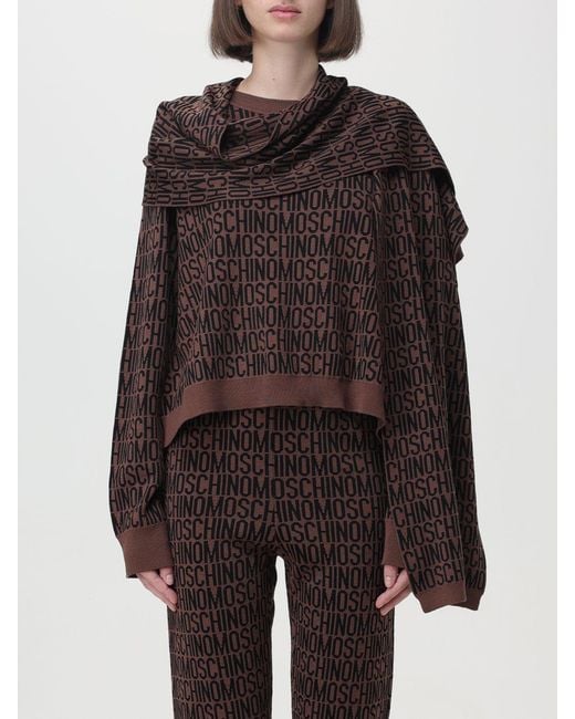 Moschino Couture Brown Scarf