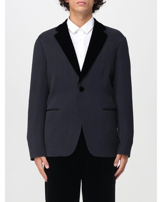 Americana Hombre Giorgio Armani de hombre de color Blue