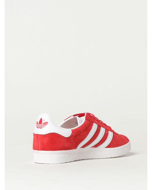 Men's adidas originals shoes red and white top