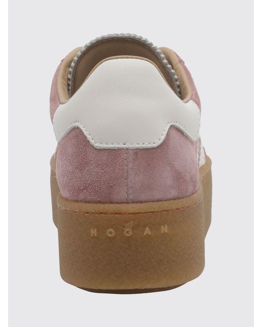 Hogan Brown Cool H698 Platform Sneakers