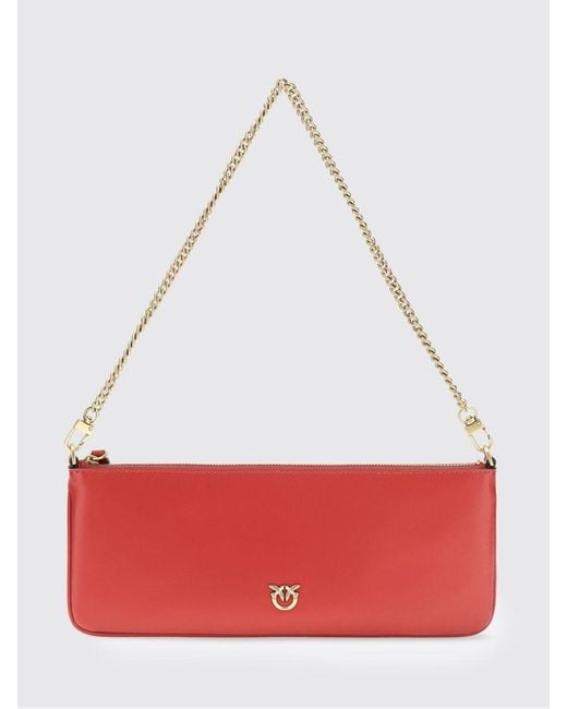 Pinko Red Shoulder Bag