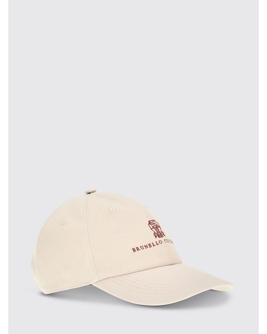 Brunello Cucinelli Natural Hat for men