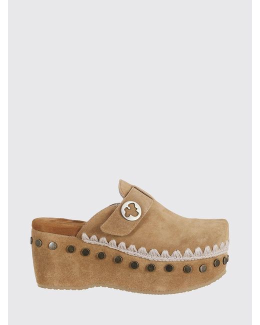 Clogs Plain di Mou in White