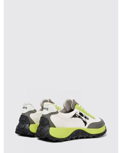 Camper Green Drift Trail Recycled Pet And Leather Sneakers