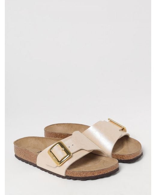 Birkenstock Multicolor Slide Sandals With Adjustable Buckle For Casual Wear