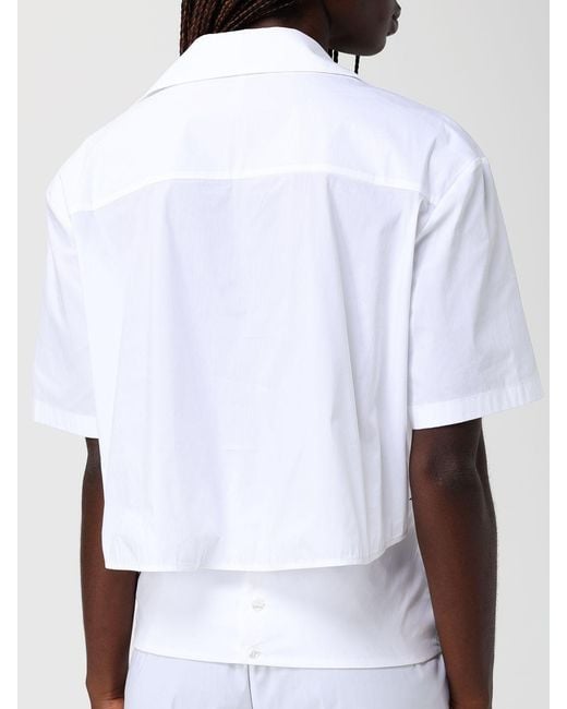 Liviana Conti White Cotton Blouse