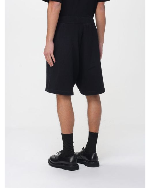 DSquared² Black Cotton Shorts for men
