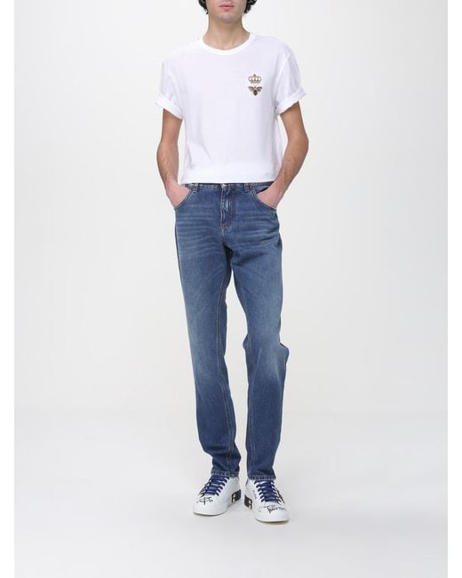 Dolce & Gabbana Blue Dolce &Amp Gabbana Denim Slim Fit Jeans for men