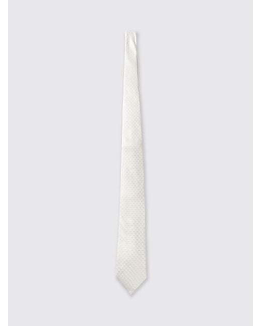 Michael Kors White Silk Tie for men