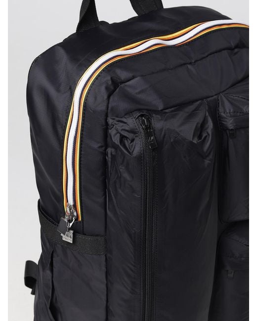 K-Way Black Ambert Backpack for men