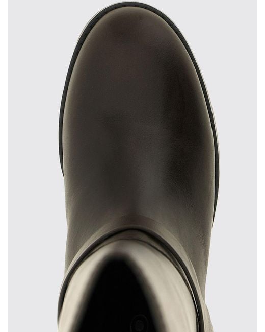Pinko Black Knee-High Biker Boots