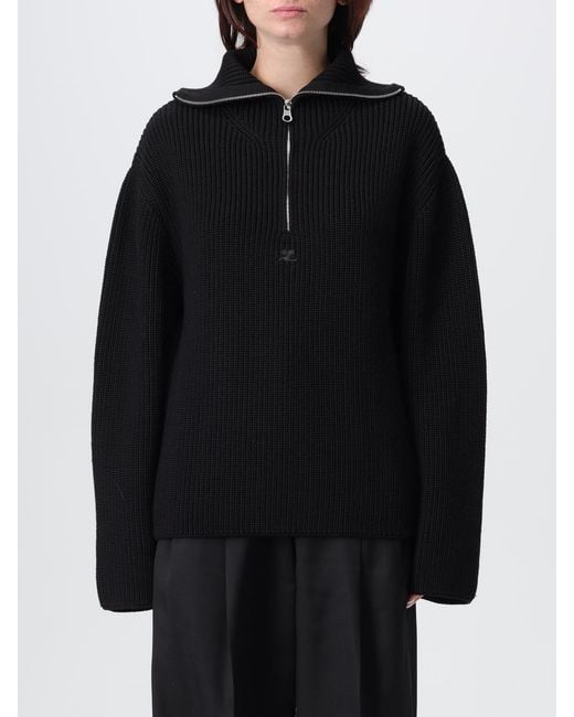 Courreges Black CourrÈ Ges Jumper