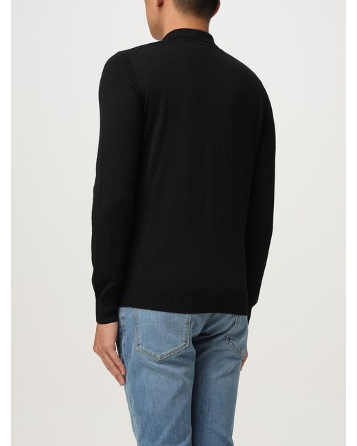 Emporio Armani Black Polo Shirt for men