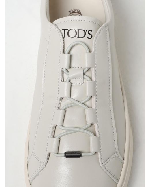 Tod's Natural Leather Sneakers for men
