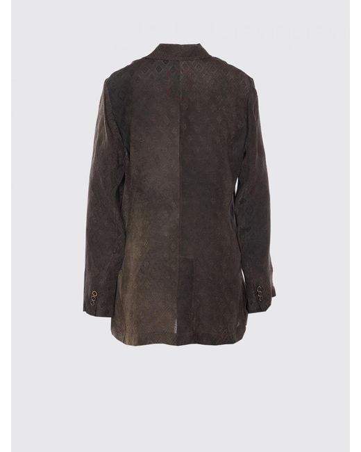 Uma Wang Gray Cupro Blazer