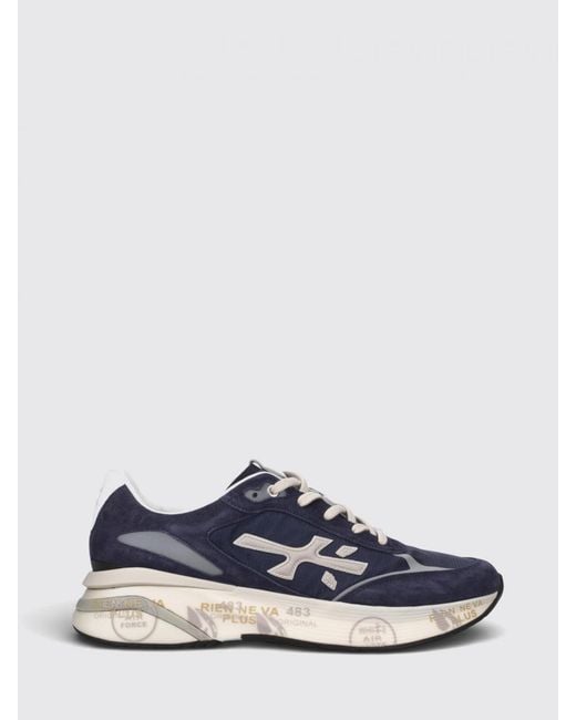 Premiata Blue Moerun Sneakers for men