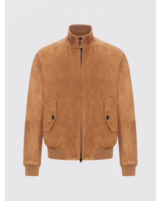 Baracuta Natural Suede Jacket for men