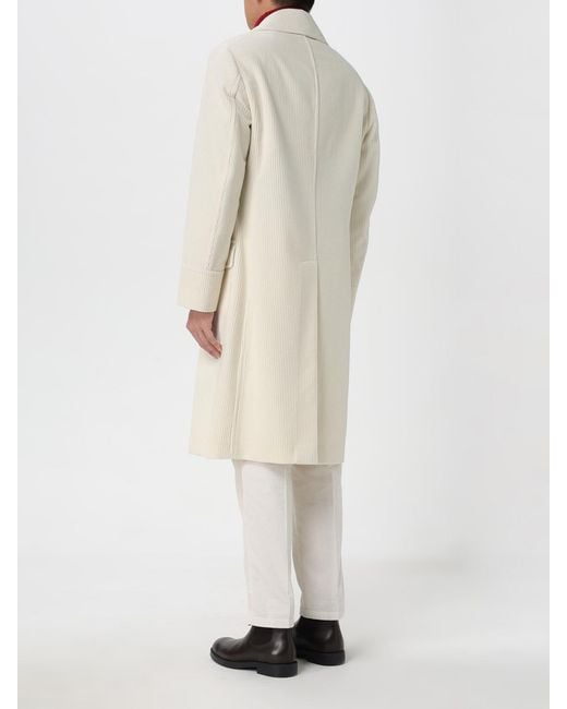 Brunello Cucinelli Natural Trench Coat for men