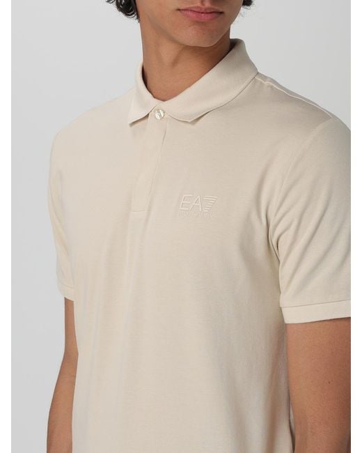 EA7 Natural Polo Shirt for men