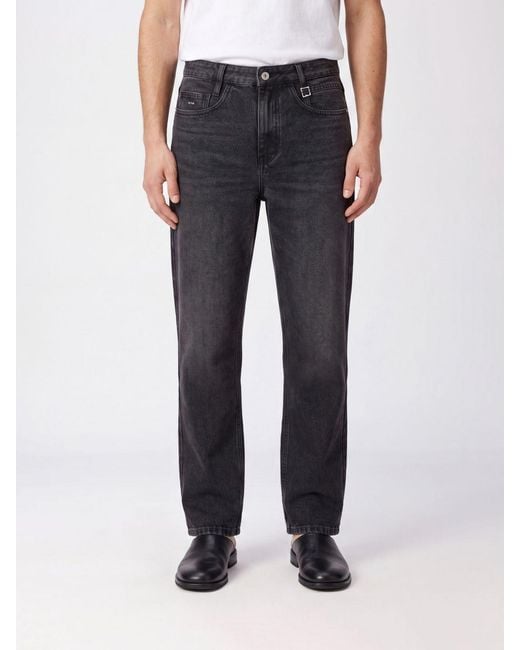 Wooyoungmi Blue Straight-Fit 5-Pocket Jeans for men