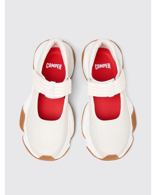 Camper White Karst 2 Leather Sneakers