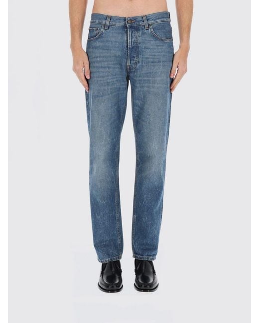 Haikure Blue Denim Slim Fit Jeans for men