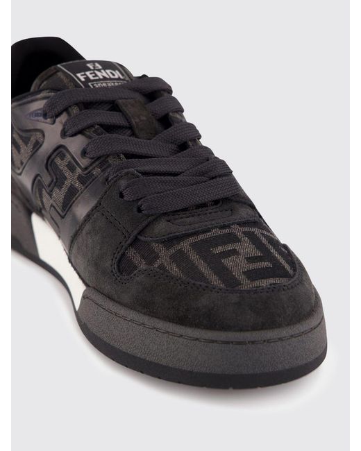 Fendi Black Match Sneakers for men