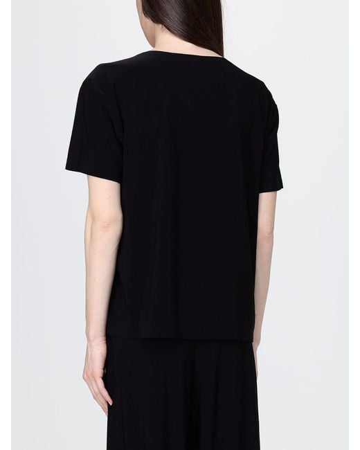 Norma Kamali Black Jersey Top