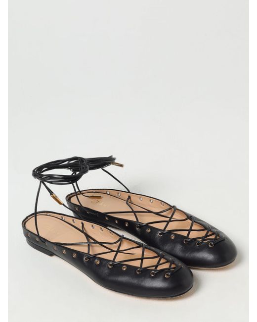 Chloé White Ballet Flats