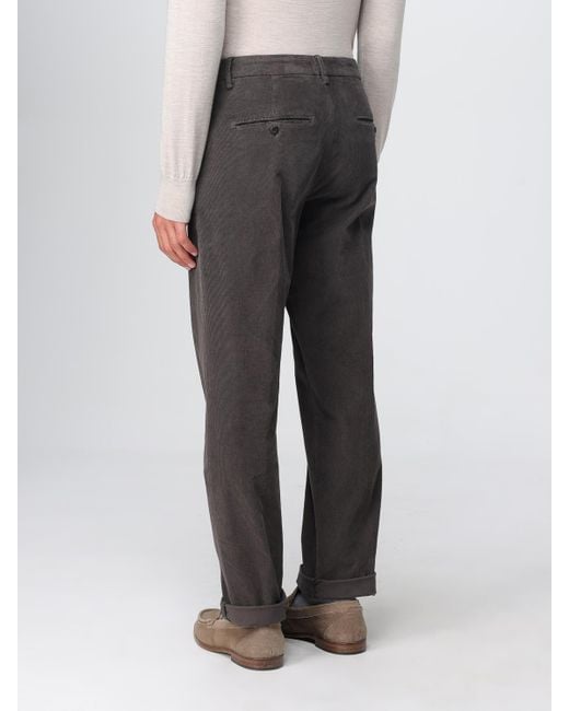 Dondup Gray Trousers for men