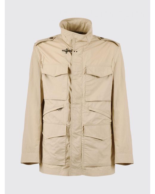 Fay Natural Cotton Jacket With Hook for men