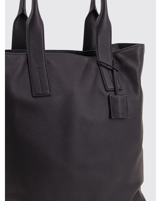 Tom Ford Black North-South Leather Bag for men