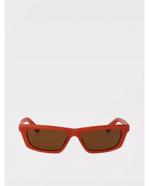 Jacquemus Red Trapezi Jac136C4Sun Acetate Sunglasses for men