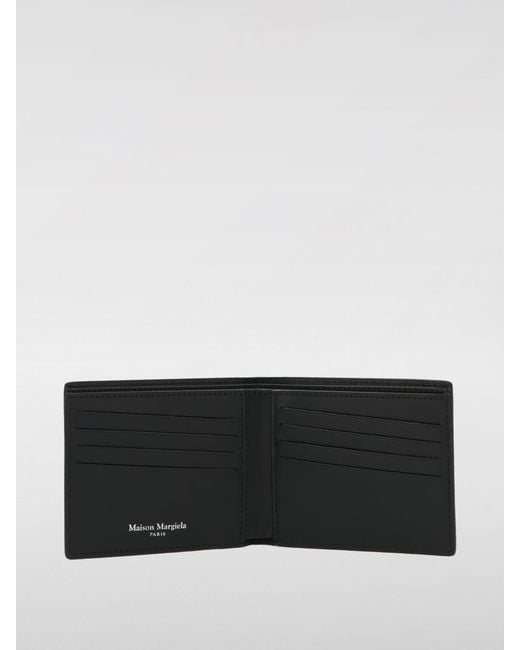 Maison Margiela White Leather Bifold Wallet for men